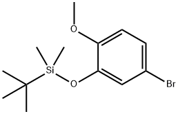 2-(t-Butyldimethylsilyloxy)-4-bromoanisole Struktur
