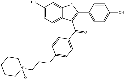 Raloxifene N-Oxide Struktur