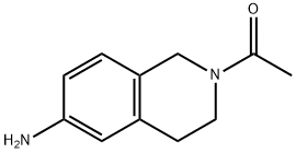 2-Acetyl-1,2,3,4-tetrahydroisoquinolin-6-amine Struktur
