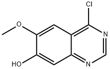 4-Chloro-6-methoxy-quinazolin-7-ol Struktur