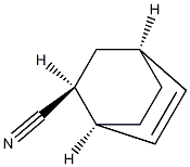 Bicyclo(2.2.2)oct-5-ene-2-carbonitrile, (1alpha,2alpha,4alpha)- Struktur