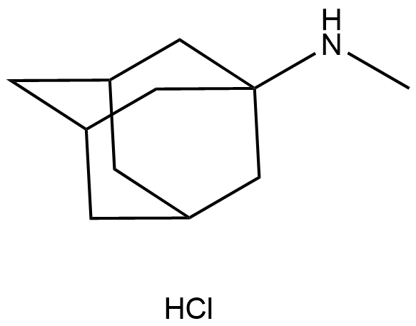 1-(N-Methylamine)adamantanamine hydrochloride Struktur