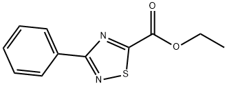 3-苯基-1,2,4-噻二唑-5-甲酸乙酯, 50483-79-9, 結(jié)構(gòu)式