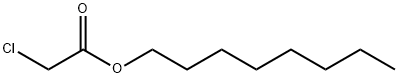 2-chloroacetic acid octyl ester Struktur
