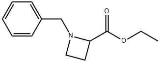 1-(苯基甲基)-2-氮雜環(huán)丁烷甲酸乙酯 結(jié)構(gòu)式