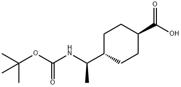 (1R)-TRANS-4-[N-BOC-1-アミノエチル]シクロヘキサンカルボン酸 (?90% R)