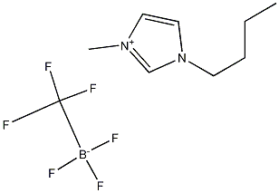 1-ブチル-3-メチルイミダゾリウムトリフルオロ(トリフルオロメチル)ボラート 化學(xué)構(gòu)造式