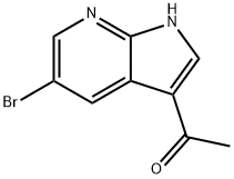 1-(5-Bromo-7-azaindole)ethanone Struktur