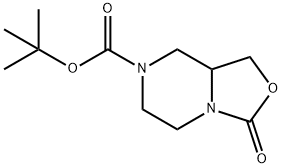 TERT-BUTYL 3-OXOTETRAHYDRO-1H-OXAZOLO[3,4-A]PYRAZINE-7(3H)-CARBOXYLATE