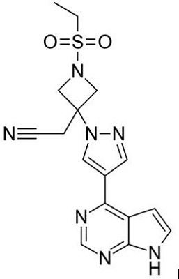 structure of baricitinib structure of baricitinib