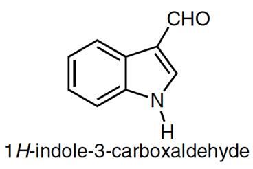 the chemical structure of 1H-Indole-3-carboxaldehyde the chemical structure of 1H-Indole-3-carboxaldehyde