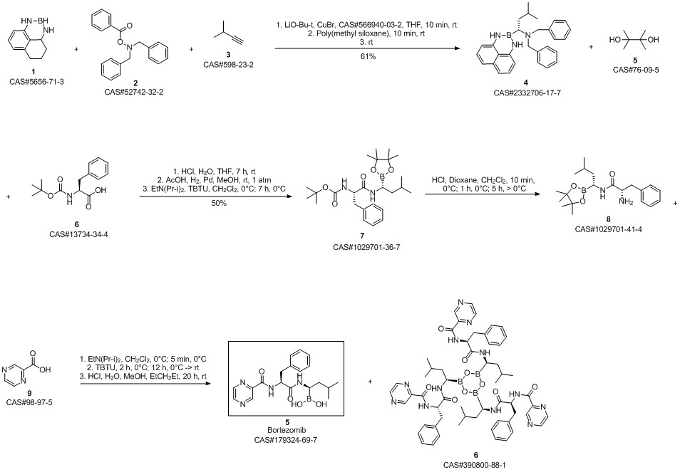 Bortezomib synthesis