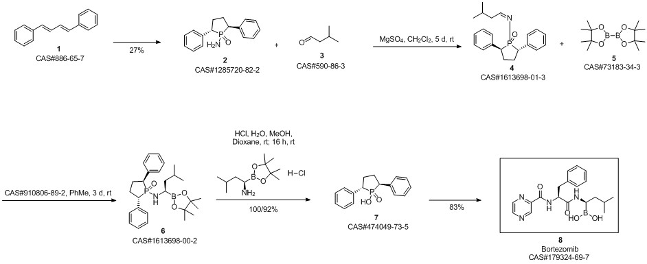 Bortezomib synthesis