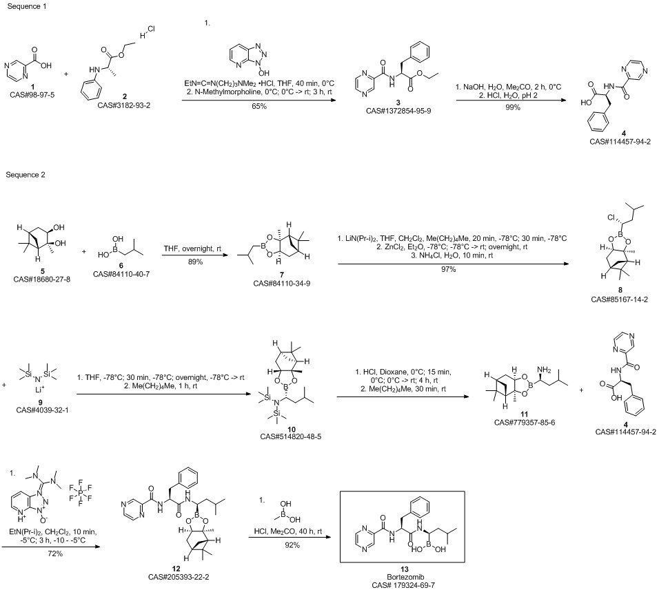 Bortezomib synthesis