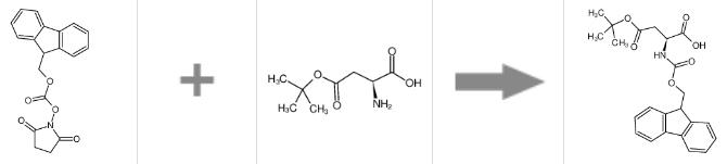 Fmoc-L-天冬氨酸 beta-叔丁酯的制備