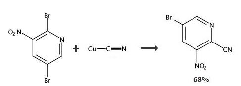 synthesis of 5-Bromo-3-nitropyridine-2-carbonitrile synthesis of 5-Bromo-3-nitropyridine-2-carbonitrile