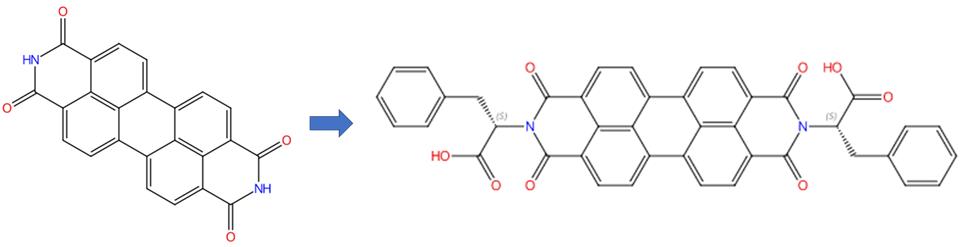3,4,9,10－四甲酰二亞胺的縮合反應(yīng)