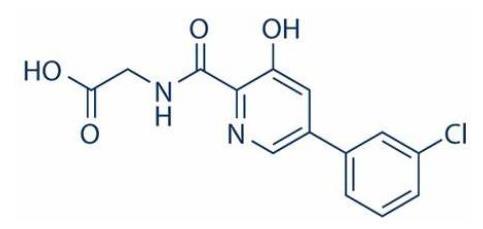 伐度司他的化學結(jié)構(gòu)式