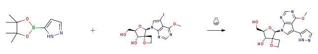 1H-吡唑-3-硼酸頻哪酯反應(yīng)一