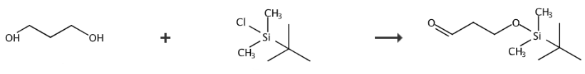 3-[(TERT-BUTYLDIMETHYLSILYL)OXY]-1-PROPANAL synthesis route