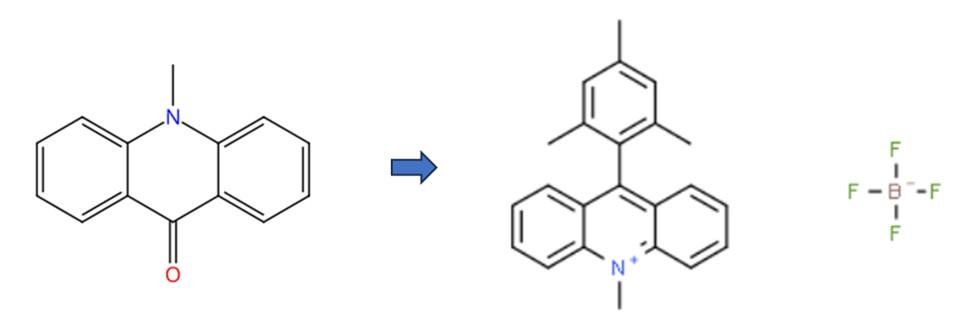 9-間二甲基-10-甲基吖啶鎓四氟硼酸鹽的制備與催化活性