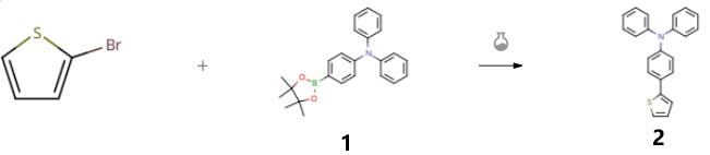 4-(二苯基氨基)苯硼酸頻那醇酯反應(yīng)二