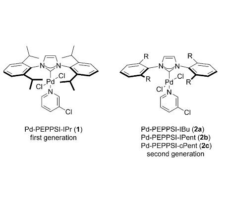 Pd–PEPPSI–IPr配合物及其衍生物結(jié)構(gòu)圖.png