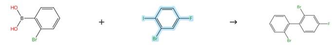 2-溴-4-氟-1-碘苯與炔烴的Suzuki偶聯(lián)反應