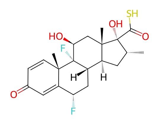 甾體衍生物(6A,11B,16A,17A)-6,9-二氟-11,17-二羥基-16-甲基-3-氧代雄甾-1,4-二烯-17-硫代羧酸的有關(guān)研究