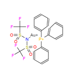 [Bis(trifluoromethanesulfonyl)imidate](triphenylphosphine)gold(I),98% pictures