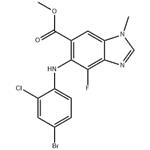 Methyl 5-(4-broMo-2-chlorophenylaMino)-4-fluoro-1-Methyl-1H-benzo[d]iMidazole-6-carboxylate pictures