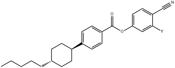 3-Fluoro-4-cyanophenyl trans-4-(4-n-pentylcyclohexyl)-benzoate