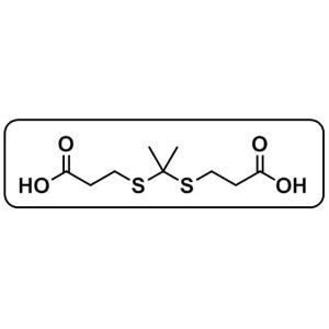 3,3′-[(1-Methylethylidene)bis(thio)]bis[propanoic acid]；