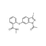 2-((1-Acetyl-3-iodo-1H-indazol-6-yl)thio)-N-methylbenzamide(AxitinibImpurity) pictures