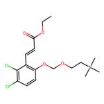 ethyl (E)-3-(2,3-dichloro-6-((2-(trimethylsilyl)ethoxy)methoxy)phenyl)acrylate