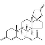 17-Hydroxy-7-alpha-mercapto-3-oxo-17-alpha-pregn-4-ene-21-carboxylic acid-gamma-lactone-7-acetate