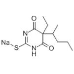 71-73-8 4,6(1H,5H)-Pyrimidinedione,5-ethyldihydro-5-(1-methylbutyl)-2-thioxo-, sodium salt (1:1)