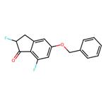 5-(benzyloxy)-2,7-difluoro-2,3-dihydro-1H-inden-1-one
