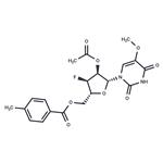 2'-O-Acetyl-5'-O-(p-toluoyl)-3'-deoxy-3'-fluoro-5-methoxyluridine