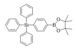 triphenyl(4-(4,4,5,5-tetramethyl1,3,2-dioxaborolan-2-yl)phenyl)silane