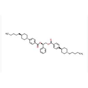 BENZOIC ACID, 4-(TRANS-4-PENTYLCYCLOHEXYL)-, (1R)-1-PHENYL-1,2-ETHANEDIYL ESTER