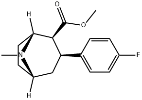 (-)-2-BETA-CARBOMETHOXY-3-BETA-(4-FLUOROPHENYL)TROPANE