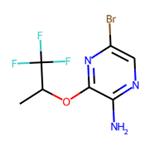 2-Pyrazinamine,5-bromo-3-(2,2,2-trifluoro-1-methylethoxy)-