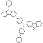 9H-Fluoren-2-aMine, N-[1,1'-biphenyl]-4-yl-9,9-diMethyl-N-[4-(9-phenyl-9H-carbazol-3-yl)phenyl]-