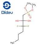 Dimethyl (2,2-dihydroxy-3,3-difluoro-2-oxoheptyl)phosphonate