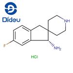 Spiro[2H-indene-2,4'-piperidin]-1-amine, 6-fluoro-1,3-dihydro-, hydrochloride (1:2), (1S)-
