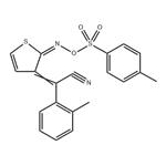 2-Methyl-α-[2-[[[(4-?methylphenyl)sulfonyl]oxy]?imino]-3(2H)-?thienylidene]benzeneacetonitrile