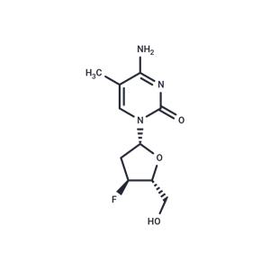 2',3'-Dideoxy-3'-fluoro-5-methylcytidine