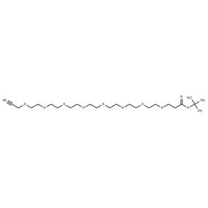 Propargyl-PEG8-Boc