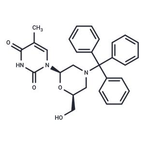 7'-OH-N-trityl morpholino thymine